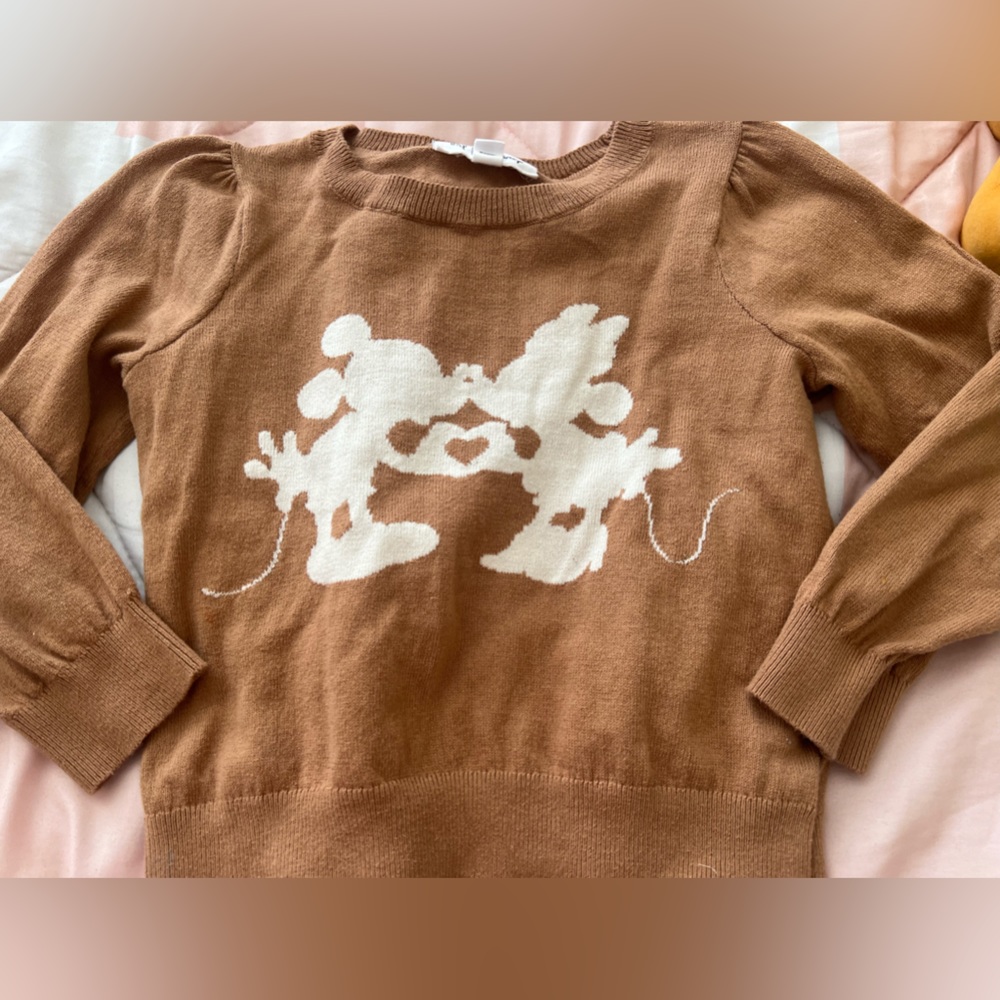 Baby Gap Disney minnie and Mickey Mouse sweatshirt toddler girls size 5